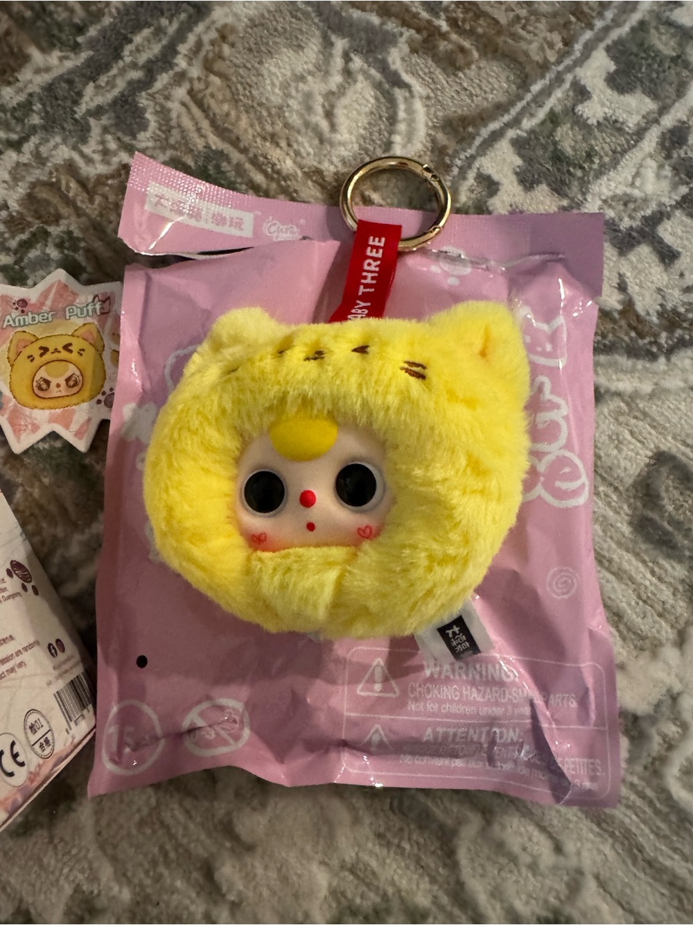 Baby Three Petit Cat Wardrobe Head V2 plush keychain collector’s item